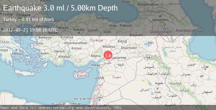Map of CENTRAL TURKEY