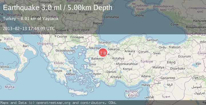 Map of WESTERN TURKEY