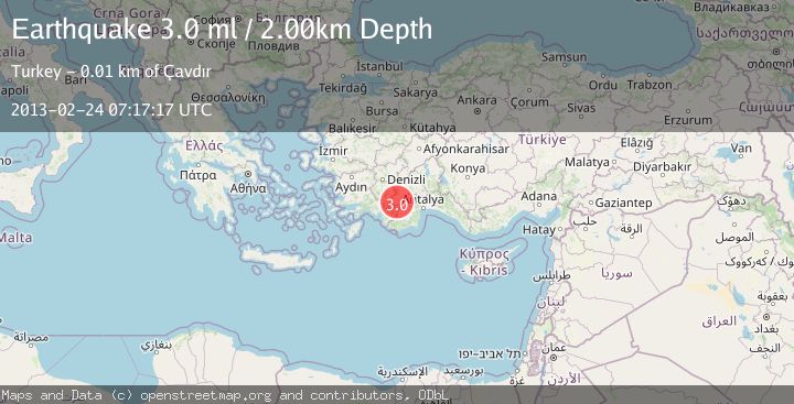 Map of WESTERN TURKEY