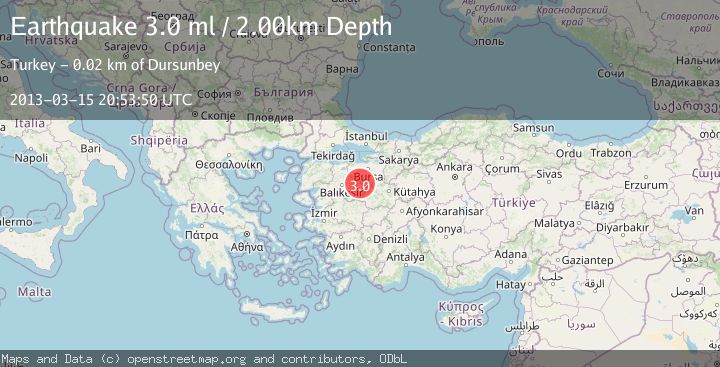 Map of WESTERN TURKEY