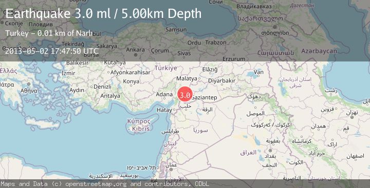 Map of CENTRAL TURKEY