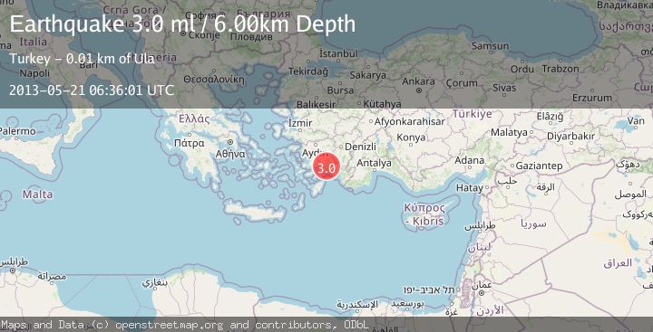 Map of WESTERN TURKEY