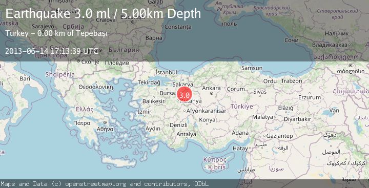 Map of WESTERN TURKEY