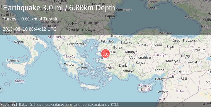 Map of WESTERN TURKEY