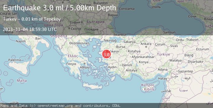 Map of WESTERN TURKEY