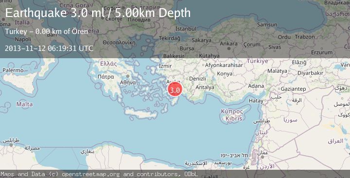 Map of WESTERN TURKEY