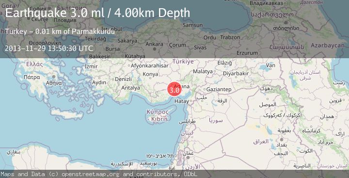 Map of CENTRAL TURKEY