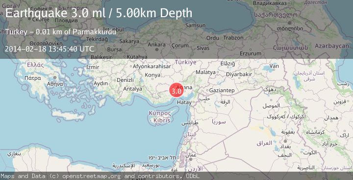 Map of CENTRAL TURKEY