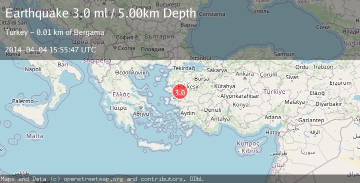 Map of WESTERN TURKEY