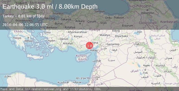 Map of CENTRAL TURKEY