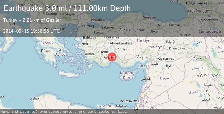 Map of WESTERN TURKEY