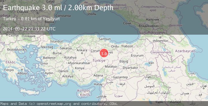 Map of CENTRAL TURKEY