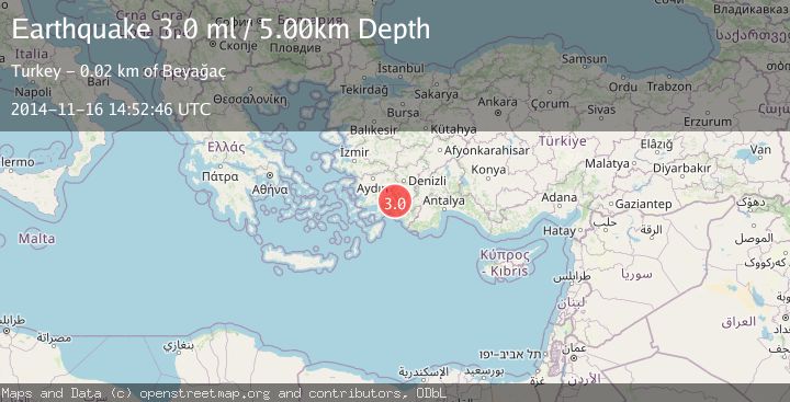 Map of WESTERN TURKEY
