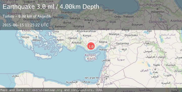Map of CENTRAL TURKEY