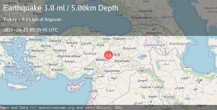 Map of EASTERN TURKEY