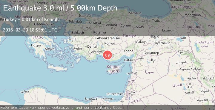 Map of CENTRAL TURKEY