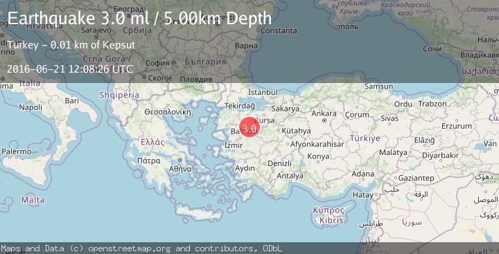 Map of WESTERN TURKEY