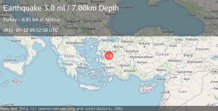 Map of WESTERN TURKEY