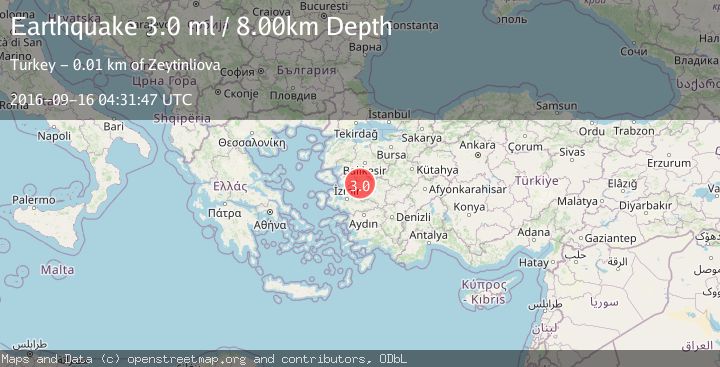 Map of WESTERN TURKEY