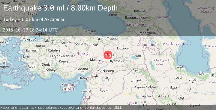 Map of EASTERN TURKEY