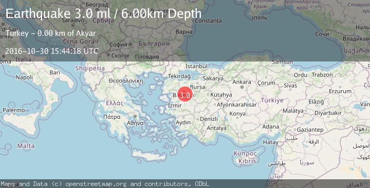 Map of WESTERN TURKEY