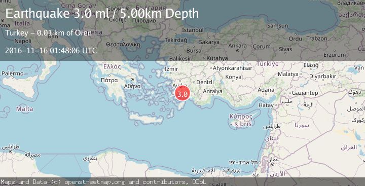 Map of WESTERN TURKEY