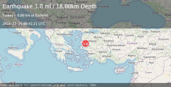 Map of NEAR THE COAST OF WESTERN TURKEY