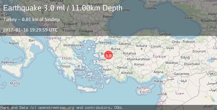 Map of WESTERN TURKEY