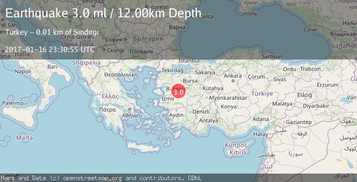 Map of WESTERN TURKEY