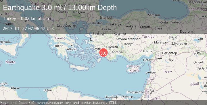 Map of WESTERN TURKEY