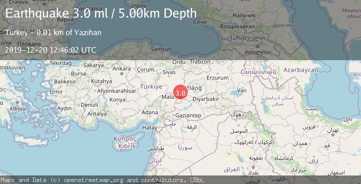 Map of EASTERN TURKEY