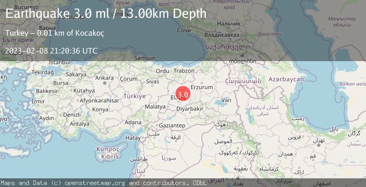 Map of EASTERN TURKEY