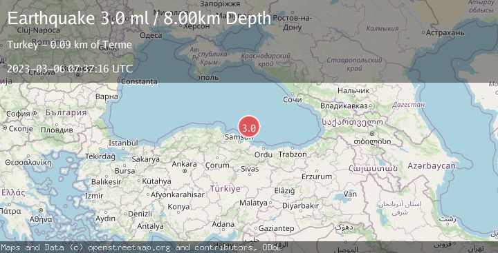 Map of BLACK SEA