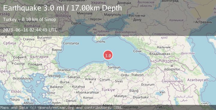 Map of BLACK SEA