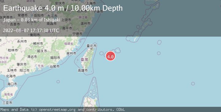 Map of SOUTHWESTERN RYUKYU ISL., JAPAN
