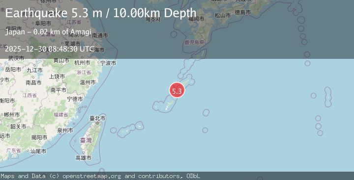 Map of RYUKYU ISLANDS, JAPAN