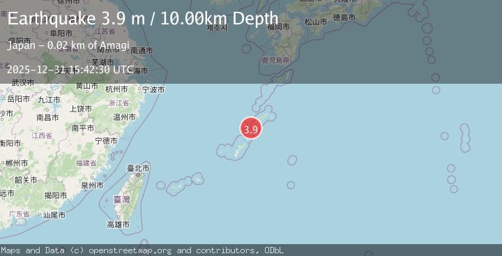 Map of RYUKYU ISLANDS, JAPAN