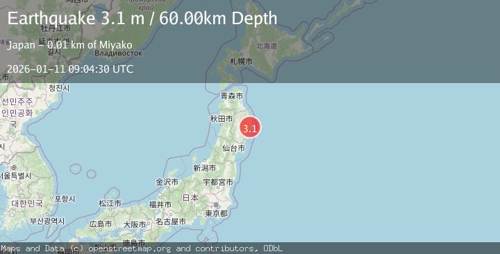 Map of EASTERN HONSHU, JAPAN