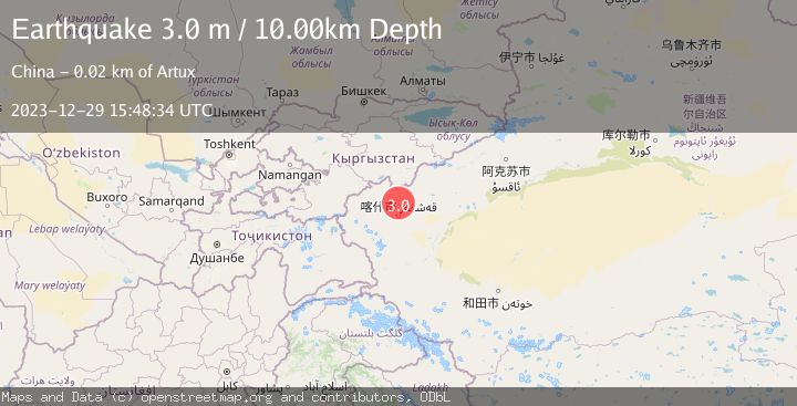 Map of SOUTHERN XINJIANG, CHINA