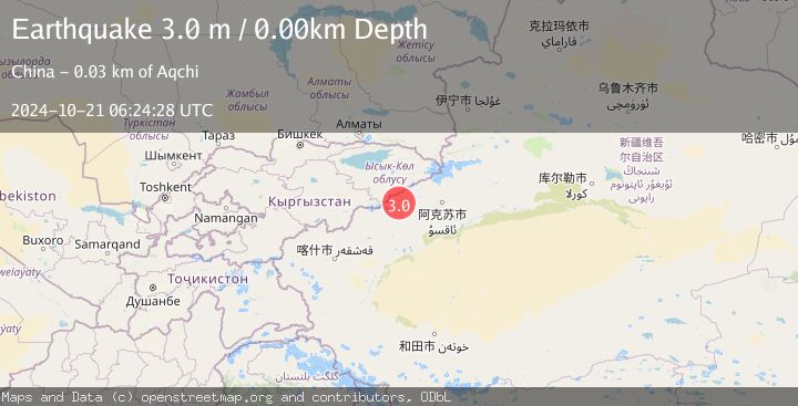 Map of SOUTHERN XINJIANG, CHINA