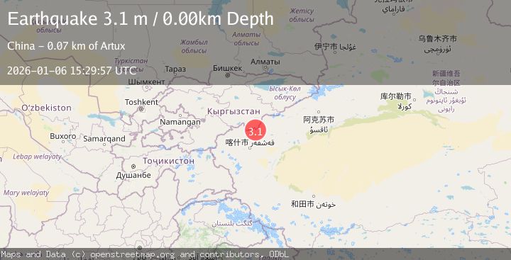 Map of SOUTHERN XINJIANG, CHINA