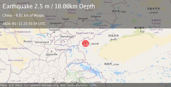 Map of SOUTHERN XINJIANG, CHINA