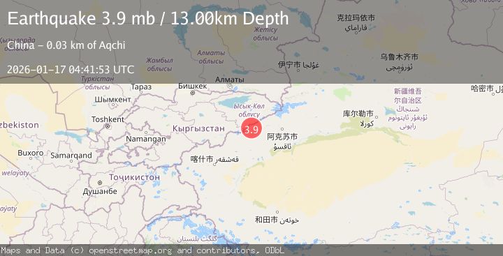 Map of SOUTHERN XINJIANG, CHINA
