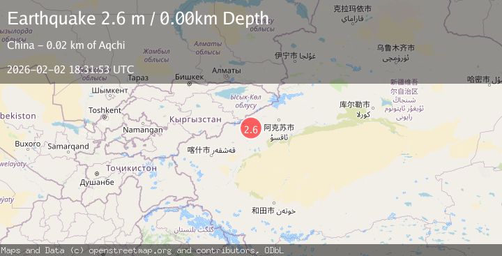 Map of SOUTHERN XINJIANG, CHINA