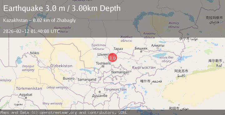 Map of CENTRAL KAZAKHSTAN