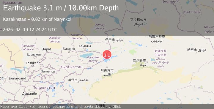 Map of KAZAKHSTAN-XINJIANG BORDER REG.
