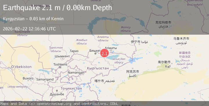 Map of EASTERN KAZAKHSTAN