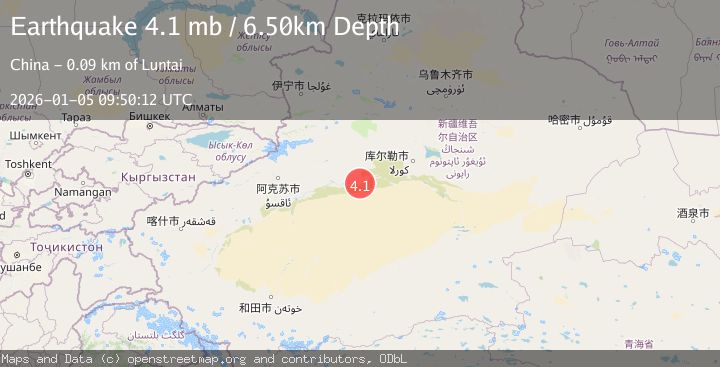 Map of SOUTHERN XINJIANG, CHINA