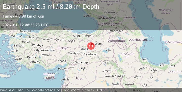 Map of EASTERN TURKEY