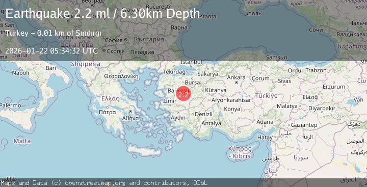 Map of WESTERN TURKEY